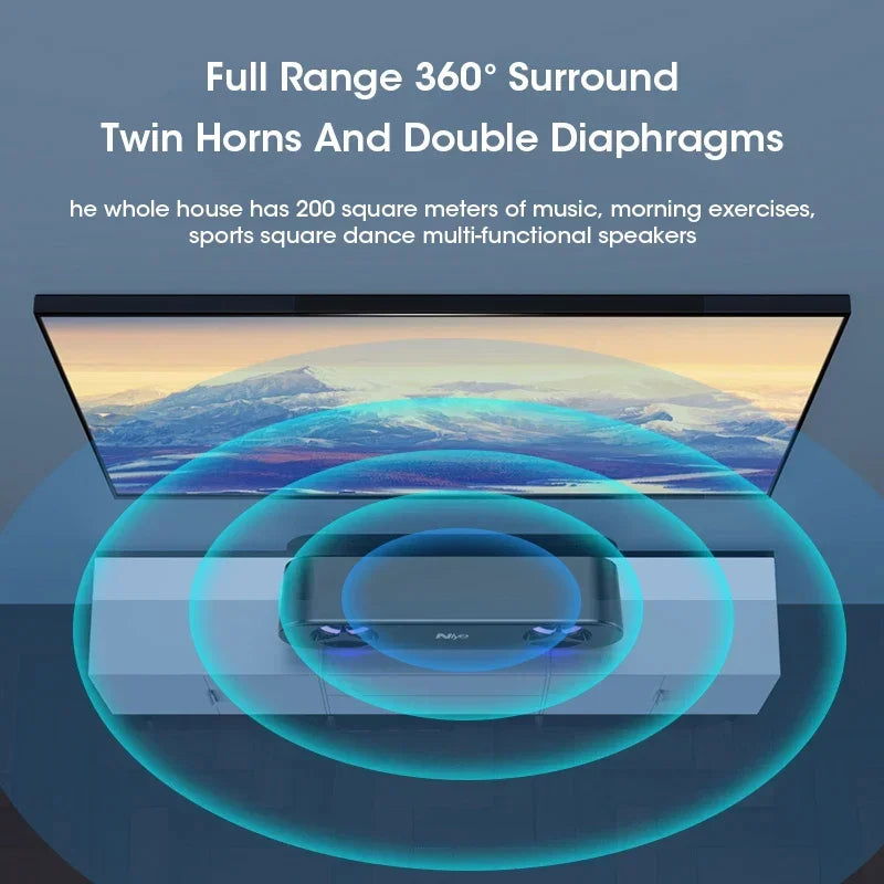 4D Surround Soundbar With RGB Light Speakers Computer Stereo Bass Subwoofer Speaker for Laptop PC Home Theater Caixa De Som - Slobuy