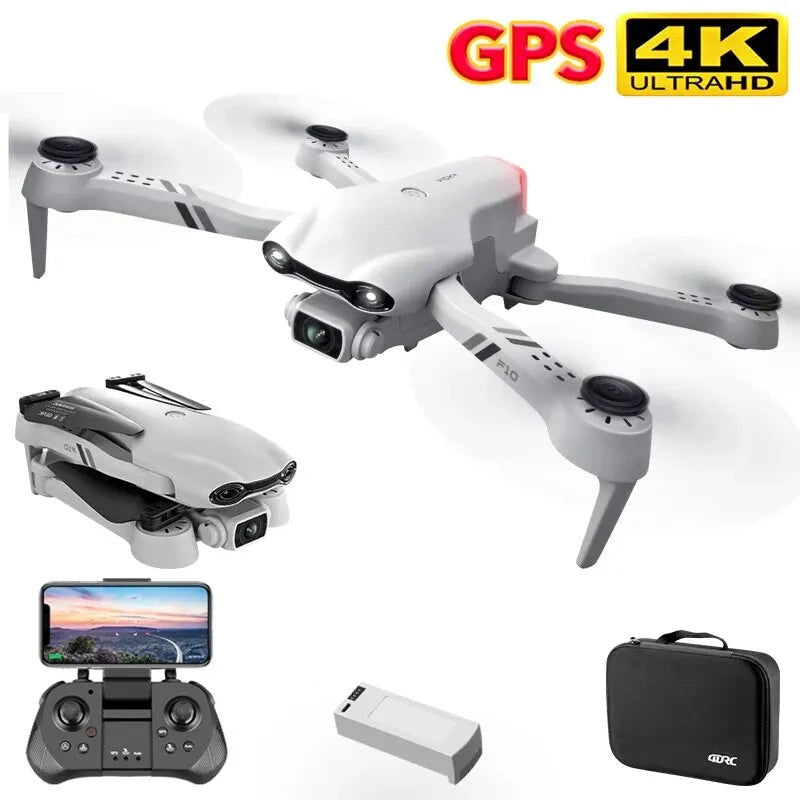 4K HD Dual Camera with GPS 5G WIFI Wide Angle FPV Real-time Transmission RC Distance 2km Professional Drone - Slobuy