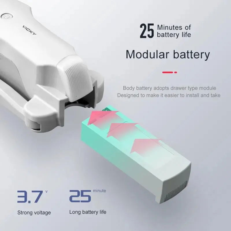 4K HD Dual Camera with GPS 5G WIFI Wide Angle FPV Real-time Transmission RC Distance 2km Professional Drone - Slobuy