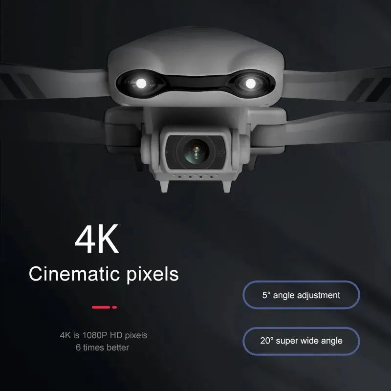 4K HD Dual Camera with GPS 5G WIFI Wide Angle FPV Real-time Transmission RC Distance 2km Professional Drone - Slobuy