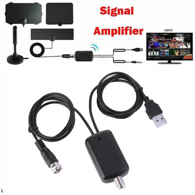 4K UHD Digital TV Antenna Amplifier Signal Booster  Low Noise High Gain Signal Receiver Televisions Receive Signal Accessories - Slobuy