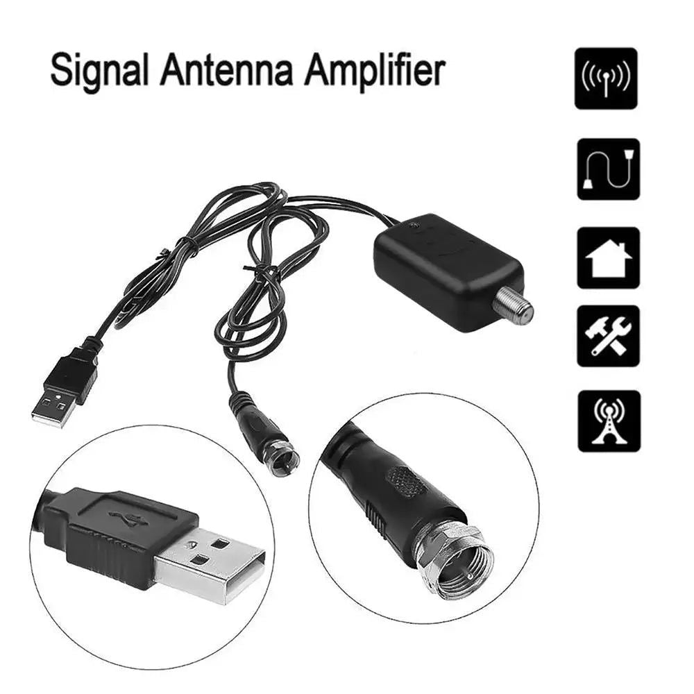 4K UHD Digital TV Antenna Amplifier Signal Booster  Low Noise High Gain Signal Receiver Televisions Receive Signal Accessories - Slobuy