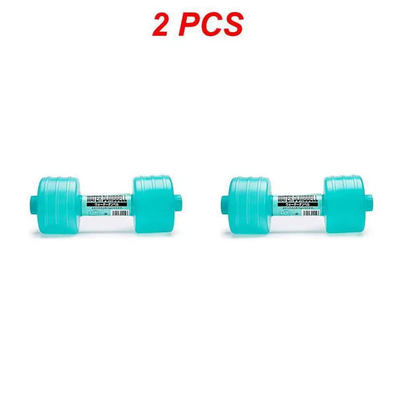 1/2/4PCS 1kg Gym Weight Loss Exercise Women Comprehensive Home Water Dumbbells for Fitness Aquatic Barbell - Slobuy