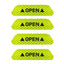 4PCS Car Universal Door Open Reflective Strips Warning Stickers Safety Mark Warning Reflective Auto Exterior Interior Reflector - Slobuy