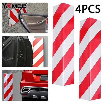 4PCS Garage Wall Protector Car Door Bumper Foam Parking Protector Exterior Anti-collision Adhesive Scratch Adhesive Warning Sign - Slobuy