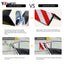 4PCS Garage Wall Protector Car Door Bumper Foam Parking Protector Exterior Anti-collision Adhesive Scratch Adhesive Warning Sign - Slobuy