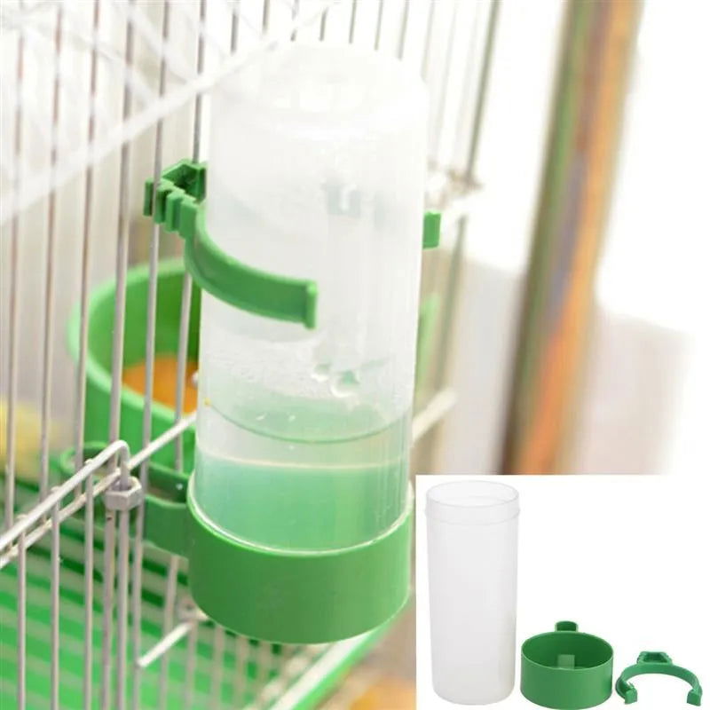 4PCS Pet Bird Drinker Feeder for Cage Bird Supplies Parrot Parakeet Automatic Water Cups Bottle Feeder Bird Accessories - Slobuy