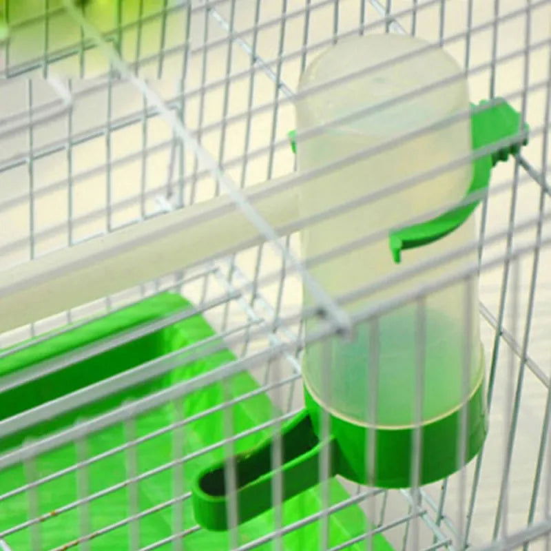 4PCS Pet Bird Drinker Feeder for Cage Bird Supplies Parrot Parakeet Automatic Water Cups Bottle Feeder Bird Accessories - Slobuy