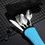 3/4PCS Stainless Steel Tableware  Main Pieces Knife Sets Portable Travel Packaging Storage Box Cutlery Picnic Fork Spoon Bag - Slobuy