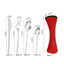 3/4PCS Stainless Steel Tableware  Main Pieces Knife Sets Portable Travel Packaging Storage Box Cutlery Picnic Fork Spoon Bag - Slobuy