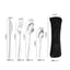3/4PCS Stainless Steel Tableware  Main Pieces Knife Sets Portable Travel Packaging Storage Box Cutlery Picnic Fork Spoon Bag - Slobuy