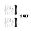 3/4PCS Stainless Steel Tableware  Main Pieces Knife Sets Portable Travel Packaging Storage Box Cutlery Picnic Fork Spoon Bag - Slobuy