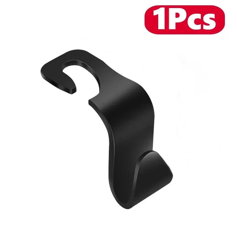4Pack Hooks for Bags Car Clips Front Seat Headrest Organizer Holder Auto Fastener Hangers Car Storage Interior Accessories - Slobuy