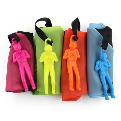 4Pc Hand Throwing Parachute Children Mini Parachute Outdoor Beach Toy Educational Parent Child Entertainment Toys - Slobuy