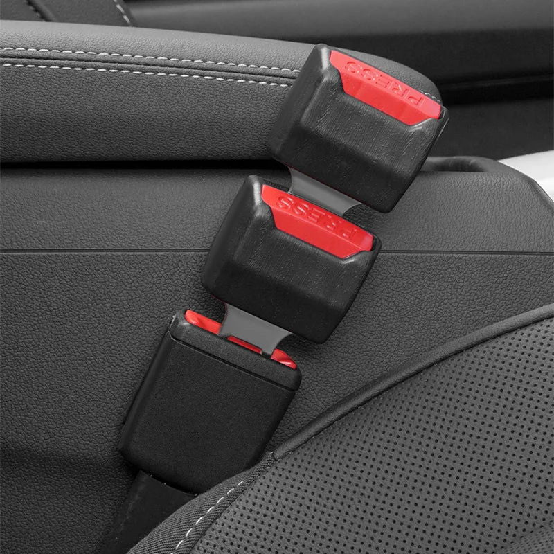 1/2/4Pcs Car Seat Belt Clip Extender Safety Seatbelt Lock Buckle Plug Thick Insert Socket Extender Safety Buckle Car Accessories - Slobuy