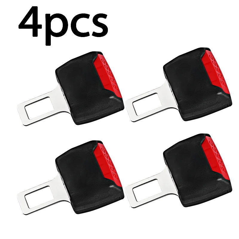 1/2/4Pcs Car Seat Belt Clip Extender Safety Seatbelt Lock Buckle Plug Thick Insert Socket Extender Safety Buckle Car Accessories - Slobuy