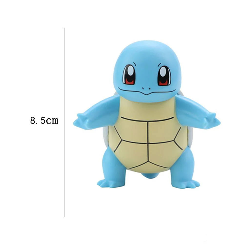 4Pcs Pokemon Pikachu Anime Figure Toys PVC Cake Car Decoration Ornaments  Action Figure For Children Birthday Christmas Gifts - Slobuy