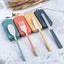 4Pcs Portable Tableware Set Wheat Straw Dinnerware Detachable Cutlery Travel Tableware Picnic Dinnerware Set Camping Cutlery Set - Slobuy