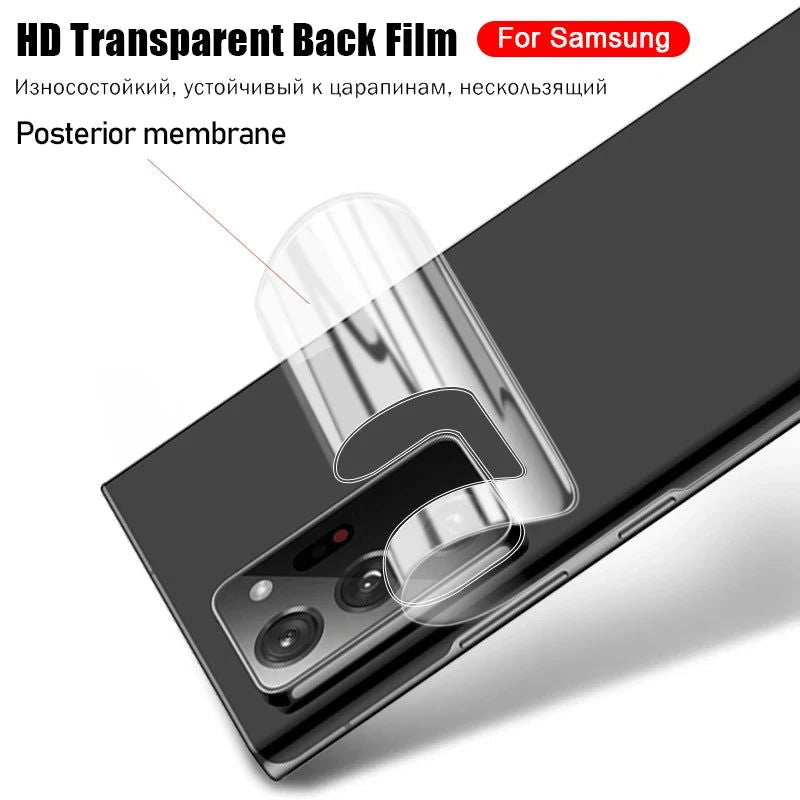 4Pcs Screen Protector Back Hydrogel Film For Samsung Galaxy S24 S23 S22 S21 S20 Ultra S10 S9 Plus A54 A34 A52 Phone Accessories - Slobuy