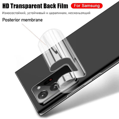 4Pcs Screen Protector Back Hydrogel Film For Samsung Galaxy S24 S23 S22 S21 S20 Ultra S10 S9 Plus A54 A34 A52 Phone Accessories - Slobuy