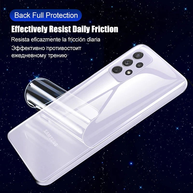 4Pcs Screen Protector Back Hydrogel Film For Samsung Galaxy S24 S23 S22 S21 S20 Ultra S10 S9 Plus A54 A34 A52 Phone Accessories - Slobuy
