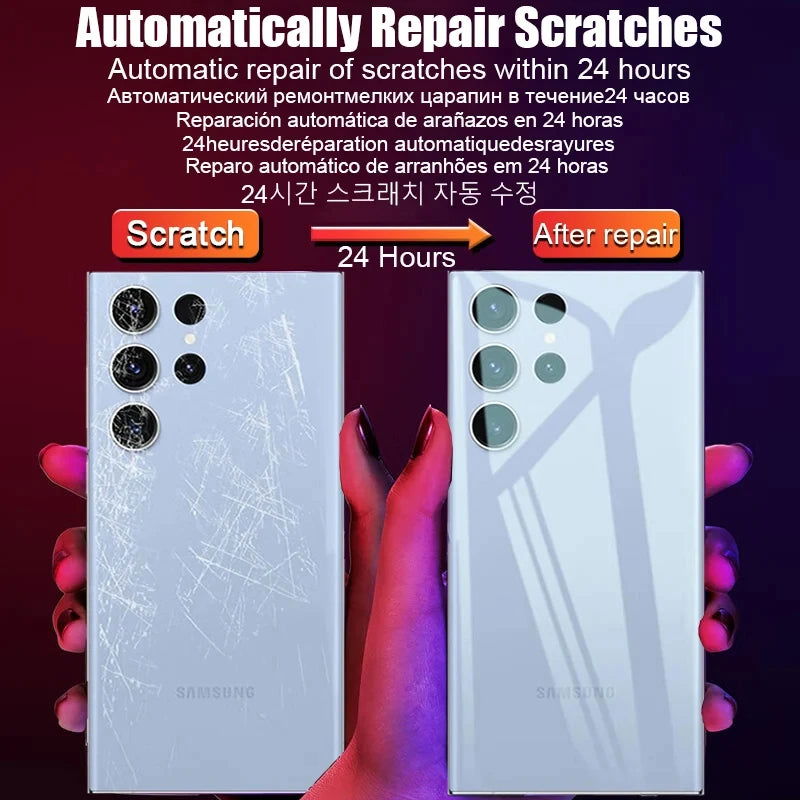 4Pcs Screen Protector Back Hydrogel Film For Samsung Galaxy S24 S23 S22 S21 S20 Ultra S10 S9 Plus A54 A34 A52 Phone Accessories - Slobuy