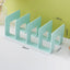 4 Grids DIY Wooden Book Storage Organizer Stand File CD Storage Shelf Nordic Desktop Book Case Mini Office File Stands Supplies - Slobuy