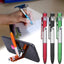 4 In 1 Multifunction Ballpoint Pen with LED Light Fold Phone Holder Night Read Writing Pencil Office School Student Stationery - Slobuy