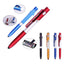 4 In 1 Multifunction Ballpoint Pen with LED Light Fold Phone Holder Night Read Writing Pencil Office School Student Stationery - Slobuy