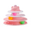 4 Levels Cat Toy Tower Turntable Roller Balls Toys Interactive Intelligence Training Track Puzzle Funny Games Accessories - Slobuy