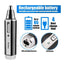 4in1 Rechargeable Nose Trimmer Beard Trimmer for Men Ear Eyebrow Nose Hair Trimmer for Nose and Ear Hair Removal Clean Machine - Slobuy