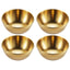 4pcs 2pcs Stainless Steel Golden Sauce Dishes Appetizer Seasoning Serving Dishes Sets Tray Spice Plates Kitchen Tableware - Slobuy