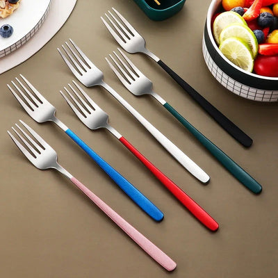 4pcs 304 Tableware Set Portable Cutlery Dinner Stainless Steel Knife Fork Spoon Chopsticks Travel Flatware With Box For New Year - Slobuy