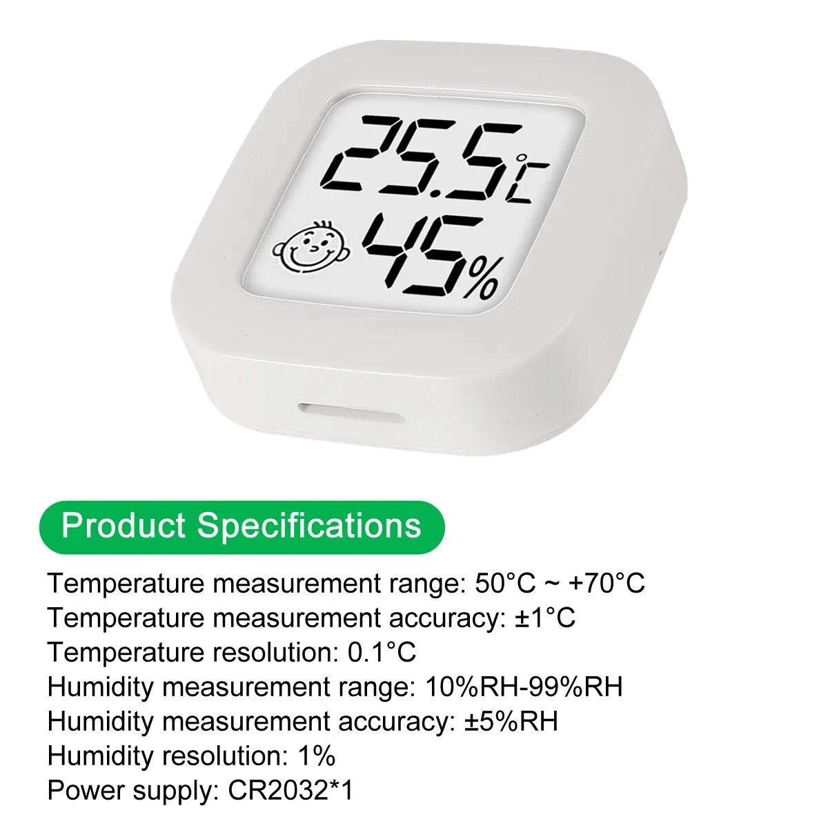 4pcs Digital Thermometer Hygrometer Indoor Mini Temperature LCD Electronic Monitor Hygrometer Outdoor Room Baby - Slobuy