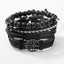 4pcs Quartz Watches Bracelet Watch Set For Men Business Fashion Casual Round Pointer Calendar Watch Accessories - Slobuy