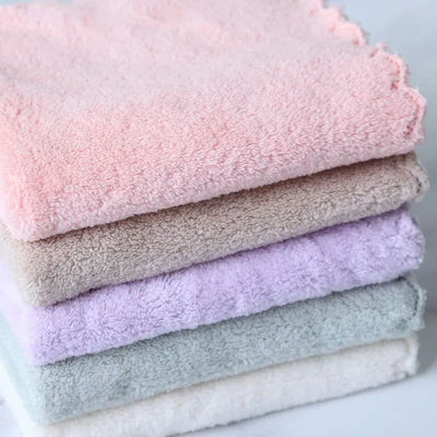 4pcs Superfine fiber Cartoon melange child towel Hand Towel pinafore Home Cleaning Face for baby for Kids High Quality - Slobuy