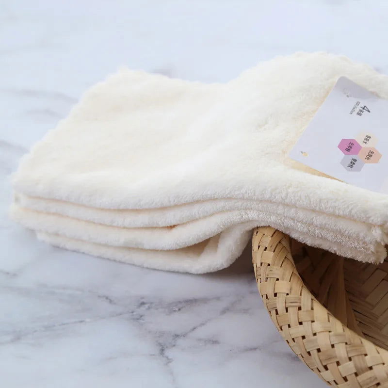 4pcs Superfine fiber Cartoon melange child towel Hand Towel pinafore Home Cleaning Face for baby for Kids High Quality - Slobuy