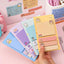 5-Pcs Cartoon Puppy Bear Animal Convenience Sticker Office Sticker Stationery Student Diary Label Paper Purple - Slobuy