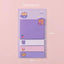 5-Pcs Cartoon Puppy Bear Animal Convenience Sticker Office Sticker Stationery Student Diary Label Paper Purple - Slobuy