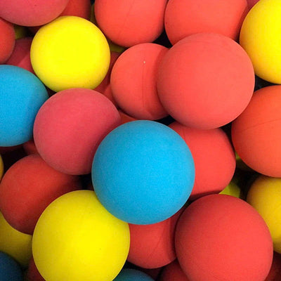 5.5cm Racquet Ball Squash Low Speed Rubber Hollow Training Competition Thickness 5mm High Elasticity Practice Balls - Slobuy