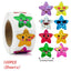 50-500pcs Colorful Star Stickers for Kids Reward School Classroom Adhesive Holographic Star Stickers for Teachers DIY Craft - Slobuy