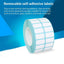 5000 Labels Triple Thermal Paper Double Row Stickers 25x10mm Printable Waybill Stickers Barcode Printer Labels - Slobuy