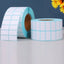 5000 Labels Triple Thermal Paper Double Row Stickers 25x10mm Printable Waybill Stickers Barcode Printer Labels - Slobuy