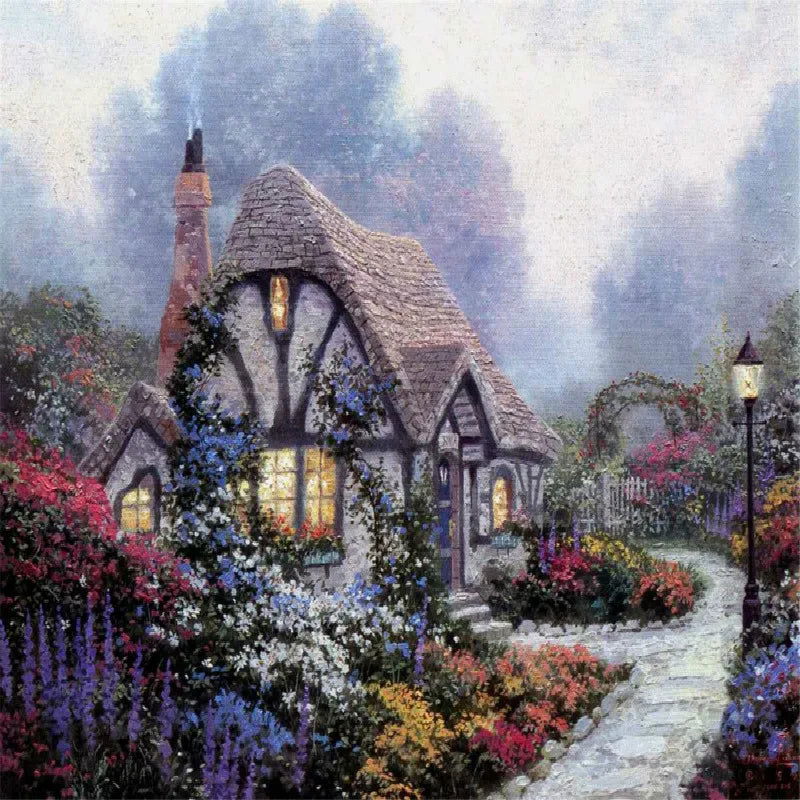 500 Pieces Jigsaw Puzzle Various Landscape Patterns Jigsaw Puzzle Educational Toy for Kids Children 's Games Christmas Gift - Slobuy