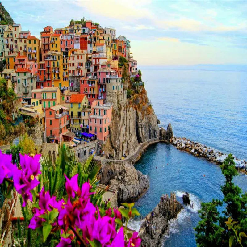 500 Pieces Jigsaw Puzzle Various Landscape Patterns Jigsaw Puzzle Educational Toy for Kids Children 's Games Christmas Gift - Slobuy
