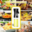 3 Pack 200/500ml Oil Sprayer Bottle Home Kitchen Cooking Oil Dispenser Fitness Fat Loss Camping BBQ Vinegar Sauce Sprayer Bottle - Slobuy