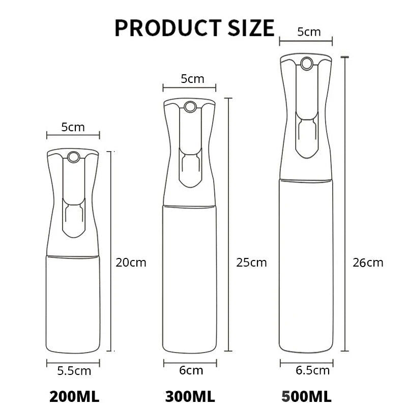 3 Pack 200/500ml Oil Sprayer Bottle Home Kitchen Cooking Oil Dispenser Fitness Fat Loss Camping BBQ Vinegar Sauce Sprayer Bottle - Slobuy