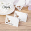 50PCS Paper White Elegant Table Card Heart Hollowed Table Namecard Table Cards Place Cards Wedding Guests Banquet Party Favors - Slobuy