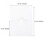 50PCS Paper White Elegant Table Card Heart Hollowed Table Namecard Table Cards Place Cards Wedding Guests Banquet Party Favors - Slobuy