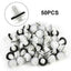 50Pcs Auto Bumper Mudguard Automotive Fastener Clip Car General Accessories Car Interior Door Panel Card Trim Fastener Clips - Slobuy